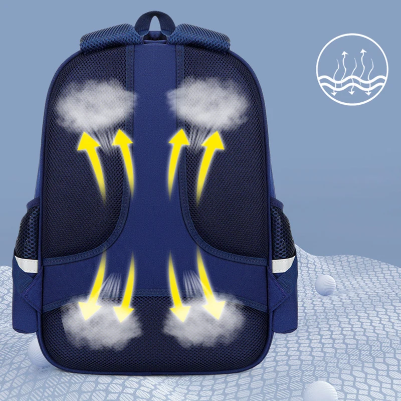 school bag Kids backpack water proof Preschool Ages 6-18 Spine protection Reduce the burden Large capacity