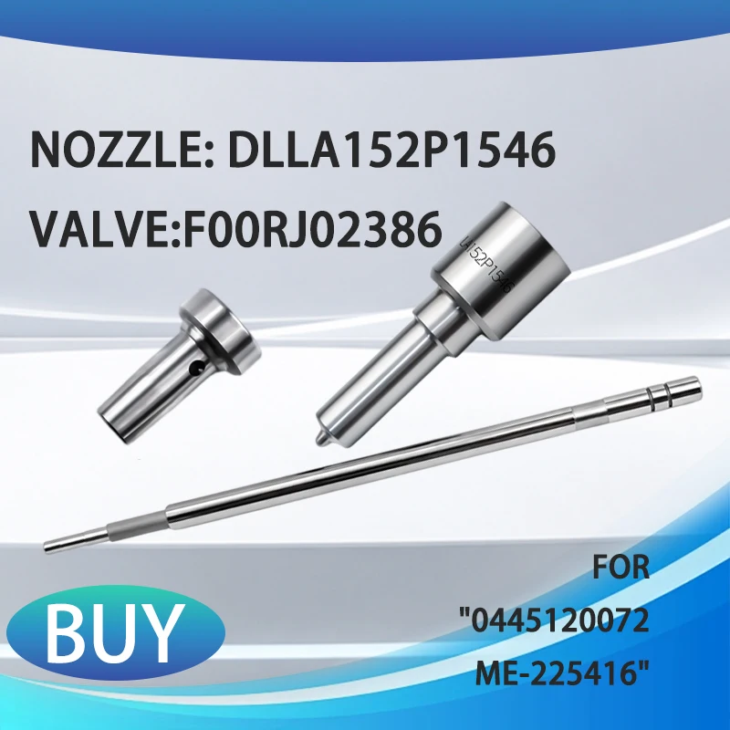 New DLLA152P1546 F00RJ02386 Fuel Nozzle And Valve Assembly Compatible With 0445120072 Injector For Mitsubishi.LH1030