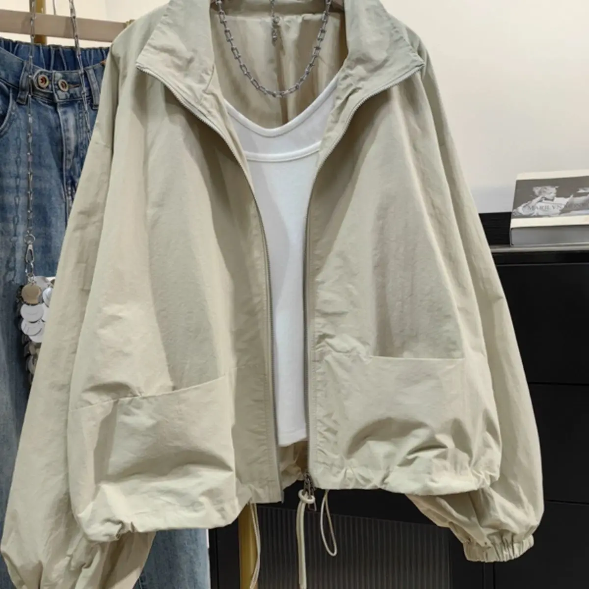 

Женские куртки, зимнее пальто с вышивкой, американское пальто, сезон Ins, офисное качество, темпераментное женское пальто с карманами, утолщенные повседневные рукава