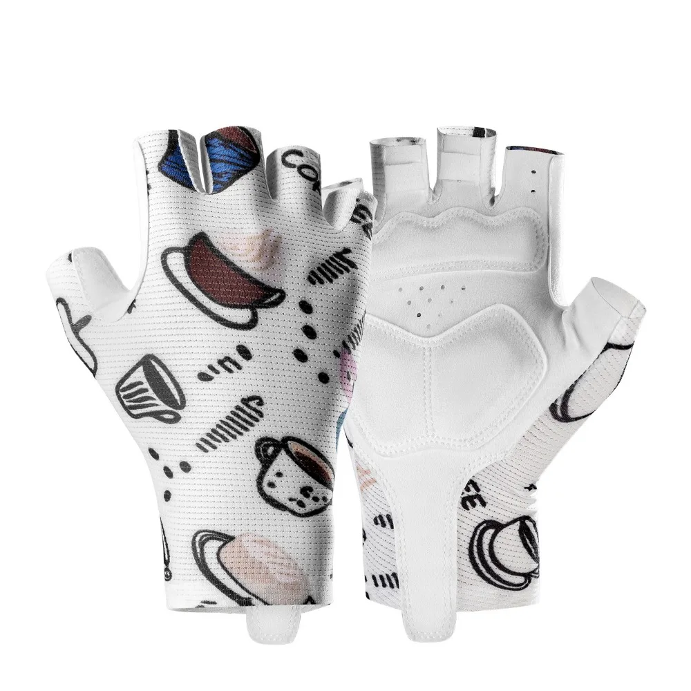 

Женские велосипедные перчатки с гелевой подкладкой, дышащие амортизирующие велосипедные короткие перчатки, нескользящие износостойкие перчатки для езды на шоссейном велосипеде