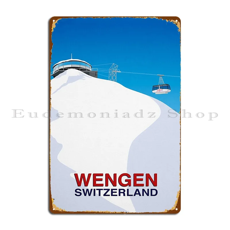 Wengen Stashy Metal Sign Decoration Kitchen Wall Decor Custom Wall Mural Tin Sign Poster