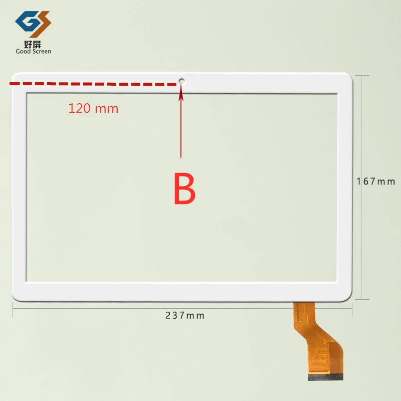 10.1 Inci P/N GT10PG127 FLT GT10PG127 V2.0 3.0 4.0 Panel Layar Sentuh Kapasitif DH/CH-1096A4-PG-FPC308-V01 ZS