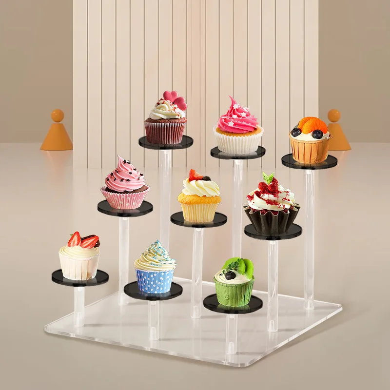 

Acrylic Display Frame Manual Blind Box Doll Bubble Matt Storage Cupcake Dessert Decor Jewelry Perfume Cosmetics Display shelf 10