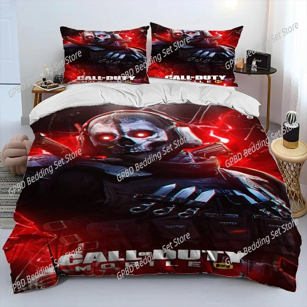 3D Printing Game Call of Duty Bedding Set Single Twin Double Queen King Cal King Size Bed Linen Set