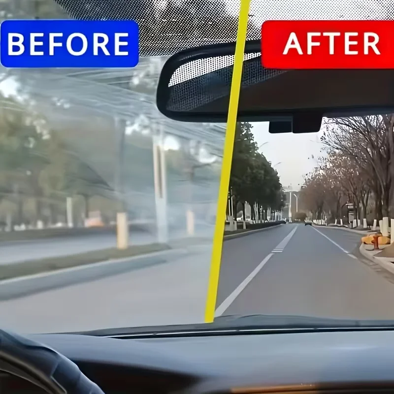Concentrated Glass Coating Spray, Rain & Fog Repellent for Car Windshield Helmet