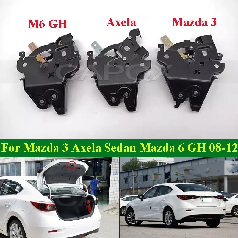 

CAPQX For Mazda 3 Axela Sedan Mazda 6 GH 2008-2012 Car Rear Trunk Lock Motor Trunk Lid Lock Actuator Controller