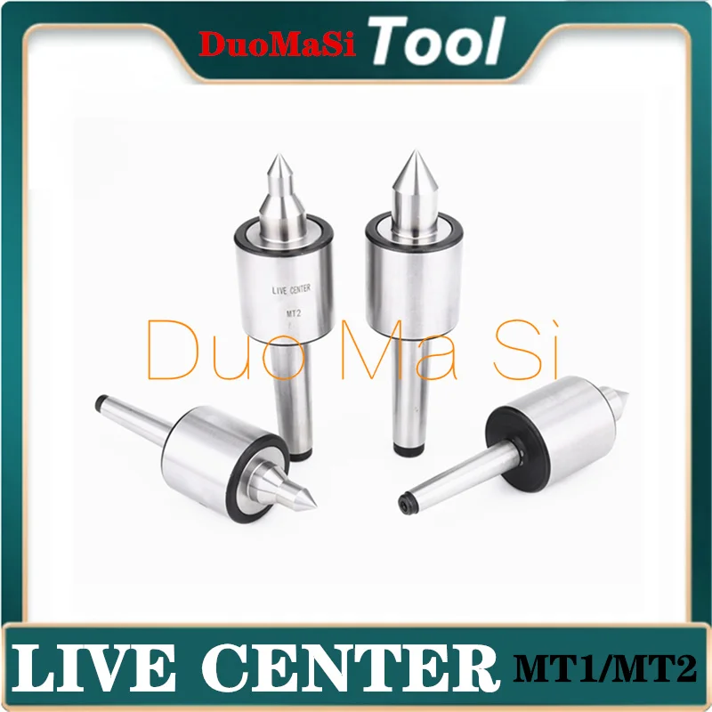 Live Center MT1 MT2 MT3 New Type Machine Tool Thimble Rotary Center Tip Lathe Movable Center Cone Cutter Rotary Milling Machine