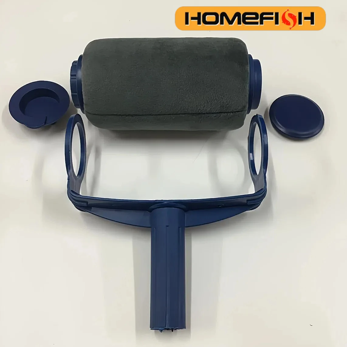 قطعة واحدة من فرشاة الطبل الكبيرة ذاتية التحضير - فرشاة طلاء جدران لطلاء اللاتكس وإكسسوارات الطلاء