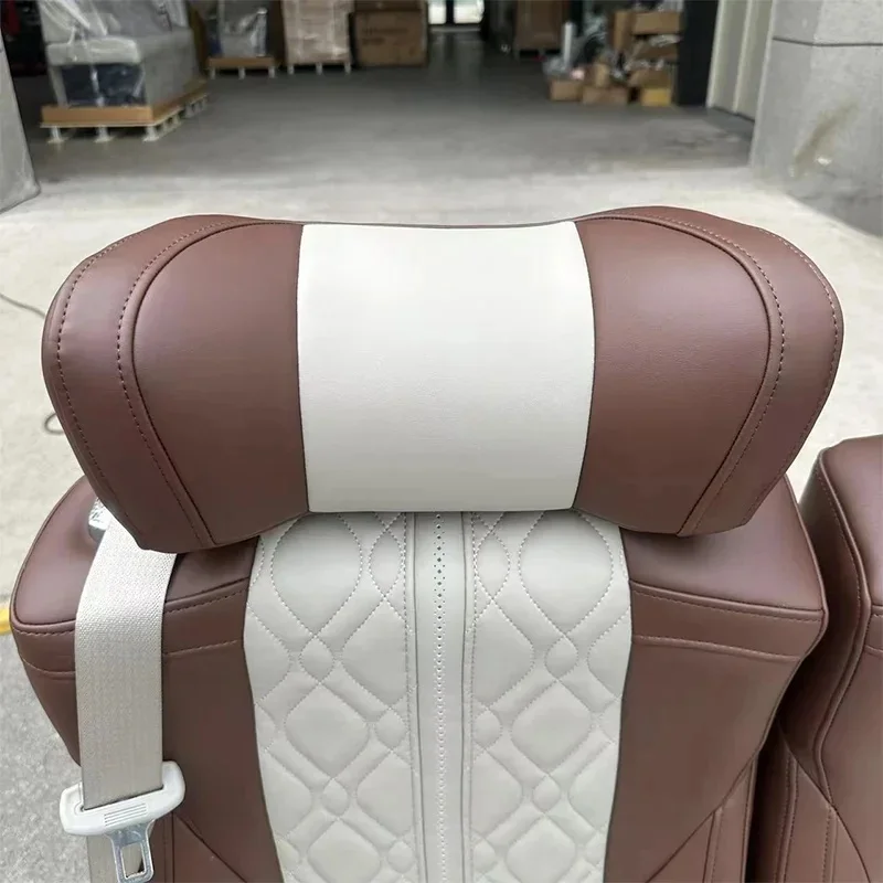 High Quality Adjustable Multifunctional Three‑Person MPV Car Seat Bed For Commercial Vehicles