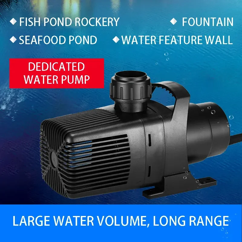 High-Power Pond Large Flow Circulation Submersible Aquarium Fish Pumping Rockery Fountain Gardening Water Pump