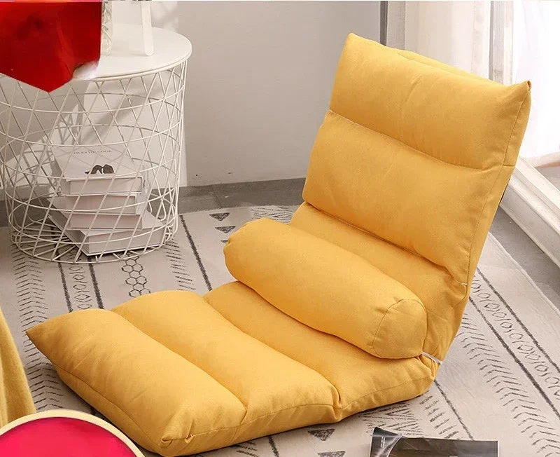 

Lazy Sofa Tatami Bed Chair Backrest Foldable Single Small Bay Window Computer Arm Chair Floor Small Sofa