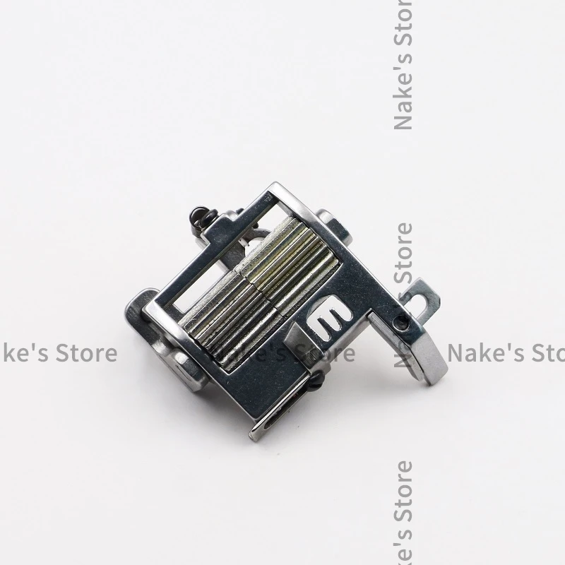 W500-02 Iron Toothed Wheel Presser Foot Tension Sewing Machine Roller Presser Foot, Special Roller Presser Foot For Leather Car