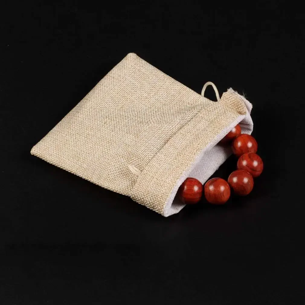 50/100PCS Gift Burlap Bags With Drawstring Small Christmas Gift Bags For Wedding Party Favors Jewelry and Treat Pouches