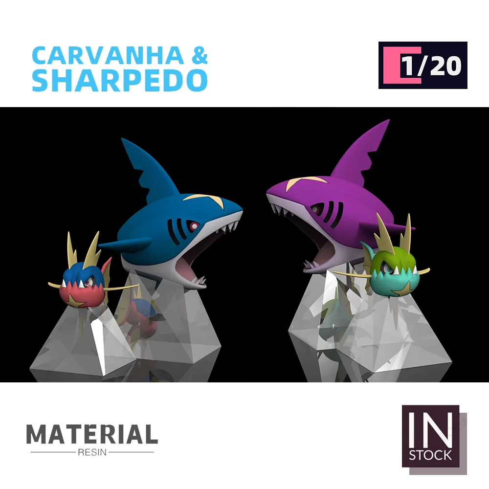 

[IN STOCK] 1/20 Scale World Figure [SXG Studio] - Carvanha & Sharpedo Collection Gift TOYS