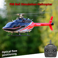 YuXiang F08 Bell 206 1/27 Scale RC Helicopter Dual Brushless Motors 6CH with Optical Flow Positioning 6-Axis Gyro for Beginner