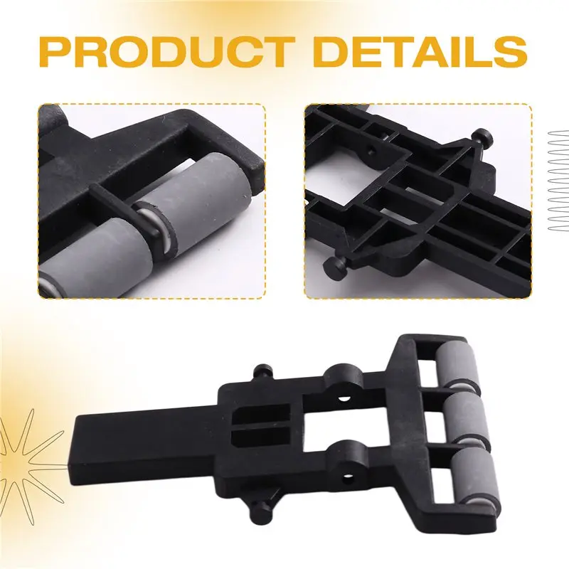 Hot Selling-Pinch Roller Holder Assy With Plastic Bracket Rubber Wheels For Eco-Solvent For Eco-Solvent Printer Inkjet Printers,