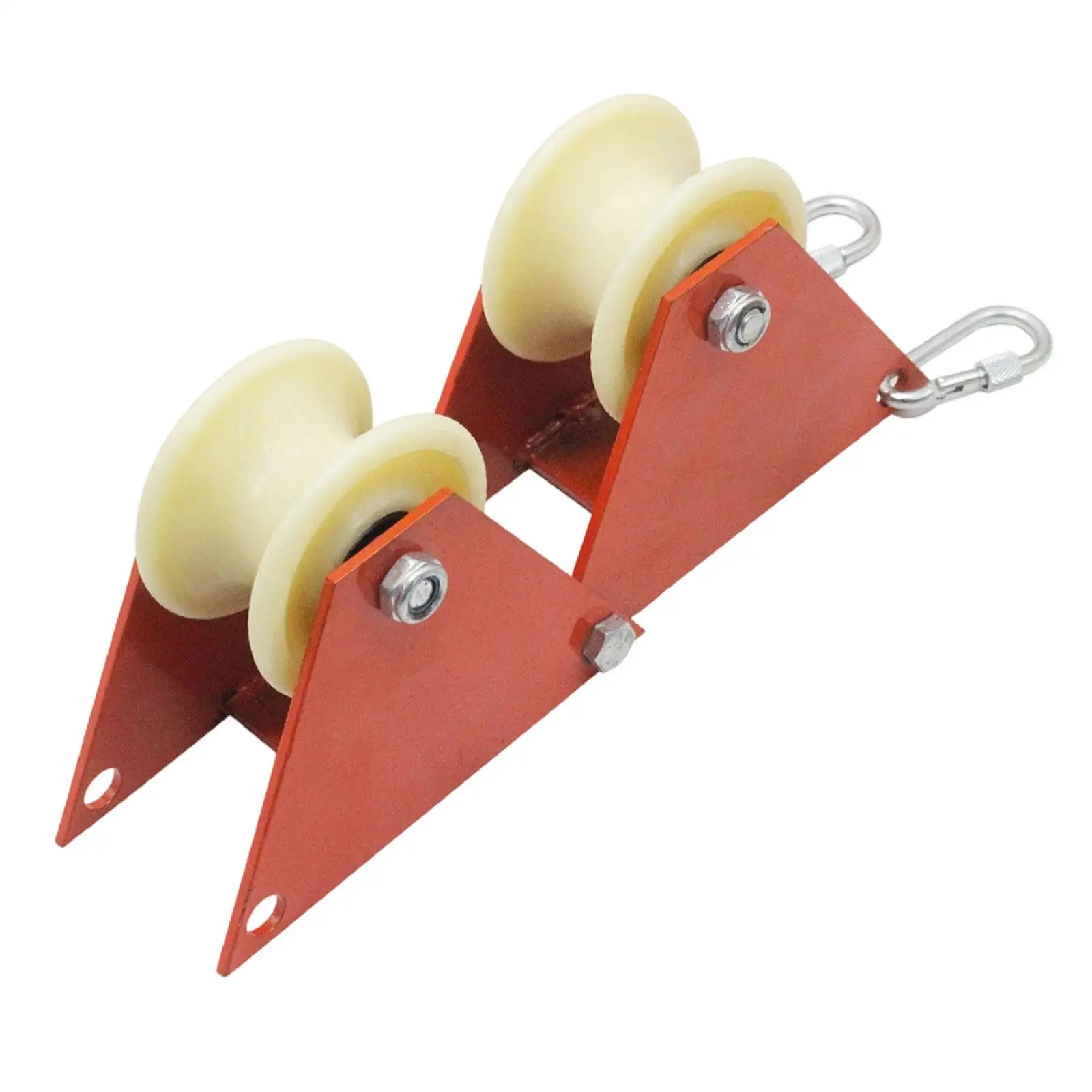 Rope Retract Pulley Laborsaving Scroll Friction Reduction Accessories Exterior Wall Corner Rope Release for Abseiling Rappelling