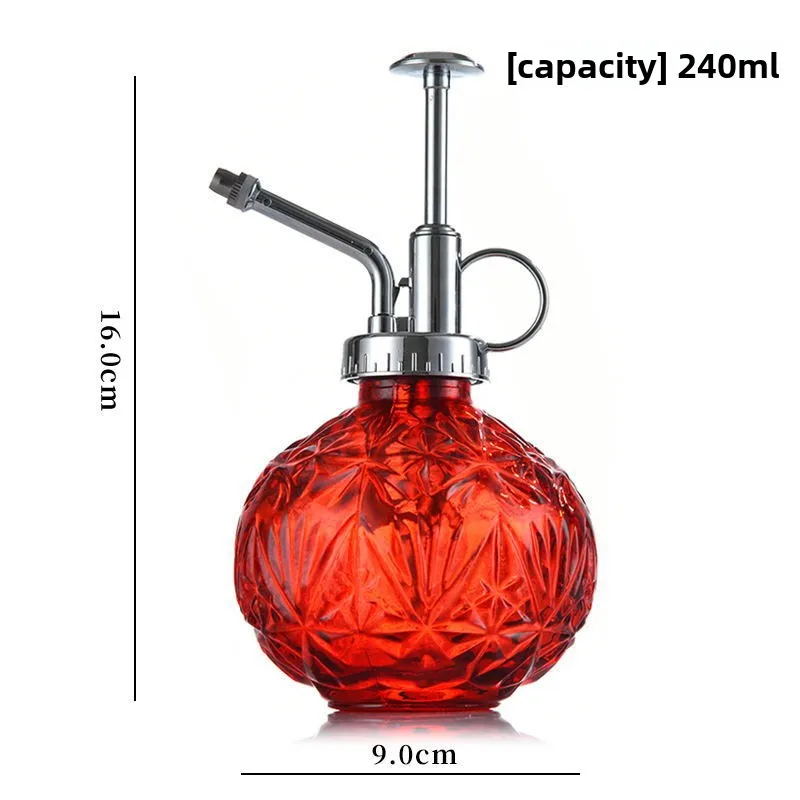 جديد تنقش ندفة الثلج الزجاج مسقاة للبستنة المنزل استخدام البخاخ سقي وعاء ديكور المنزل