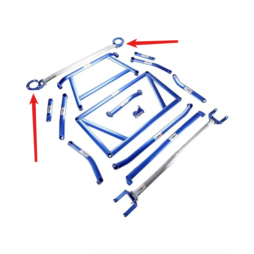 

1 шт. Передняя стабилизирующая тяга капота для Lancer CX CY CZ, усилитель шасси, для установки перед верхней балкой или после нее