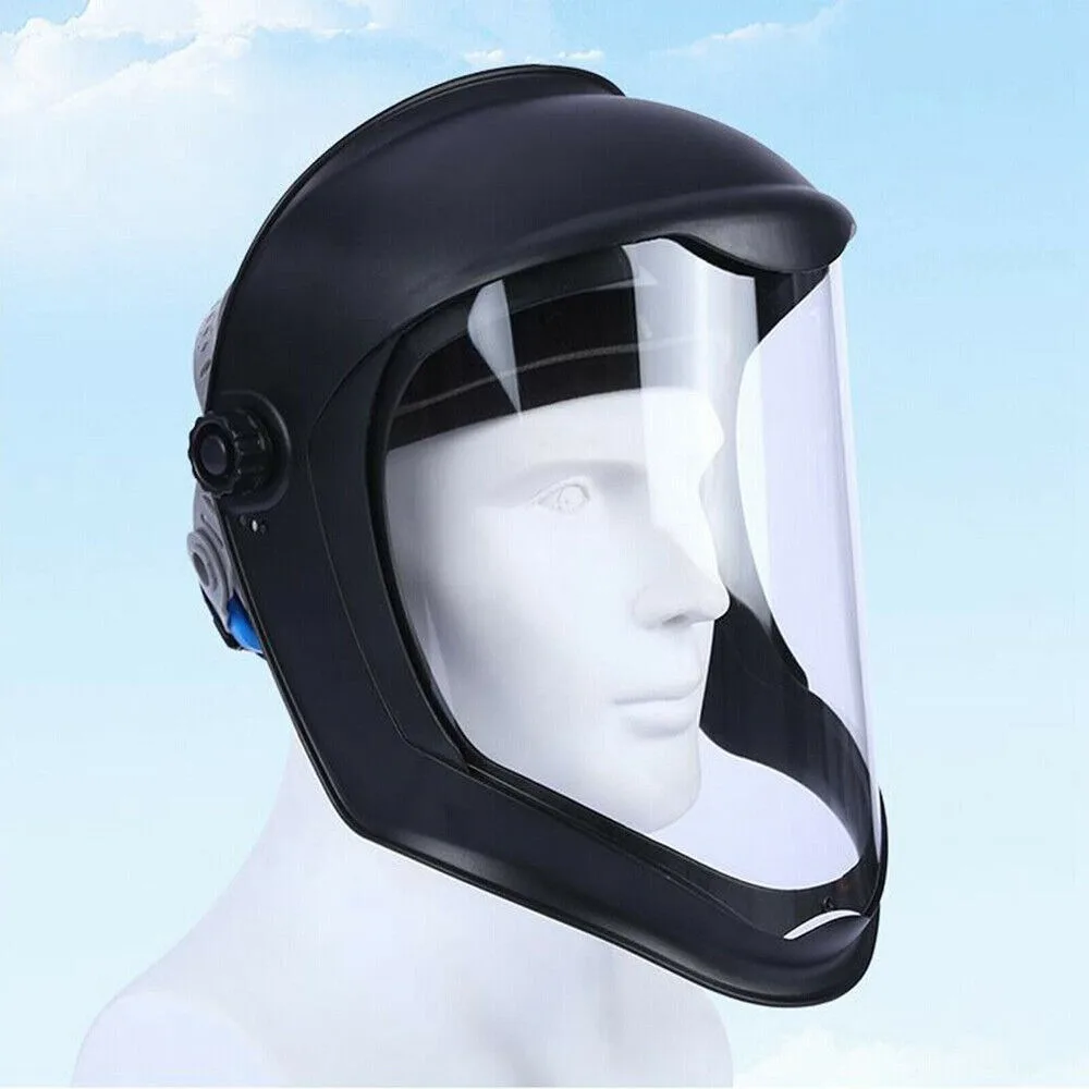 High Quality Safety Face Shield Welding Grinding Visor Clear Polycarbonate Welding Face Mask Helmet