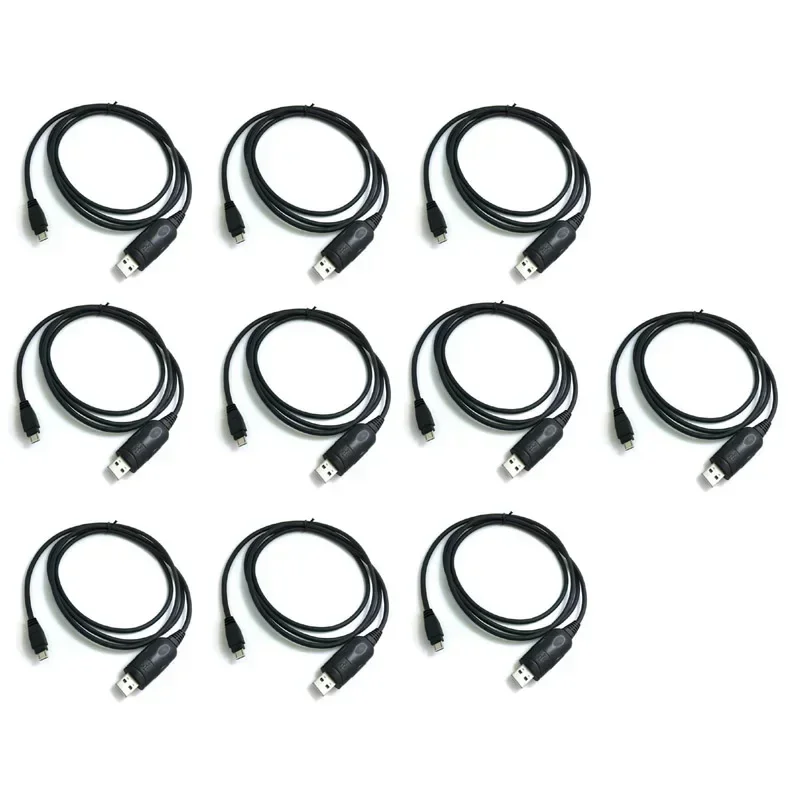 Lot 10pcs USB Programming Cable for HYT Hytera PD360 PD365 PD366 PD362 BD302 PD375 BD300 TD350 TD360 Radio Walkie Talkie