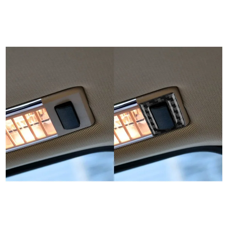 

For BMW X3 04-10 Carbon Fiber Rear Reading Light Decoration Sticker Interior Modification Accessories