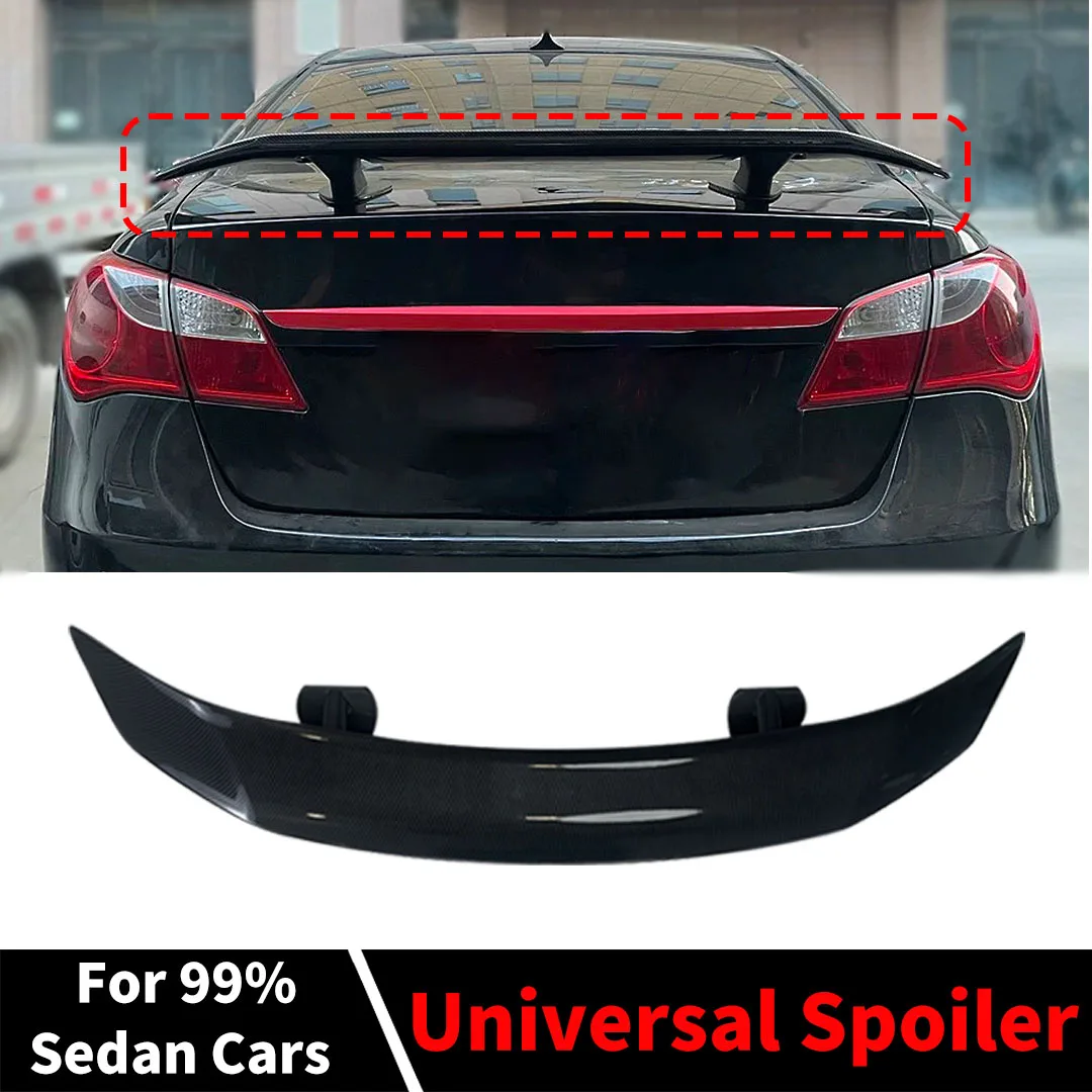 

Sport Rear Splitter Trunk Lip Spoiler Wing Deflector Refit For 99% Sedan Cars like BMW Toyota Honda Civic Kia Tuning Accessories