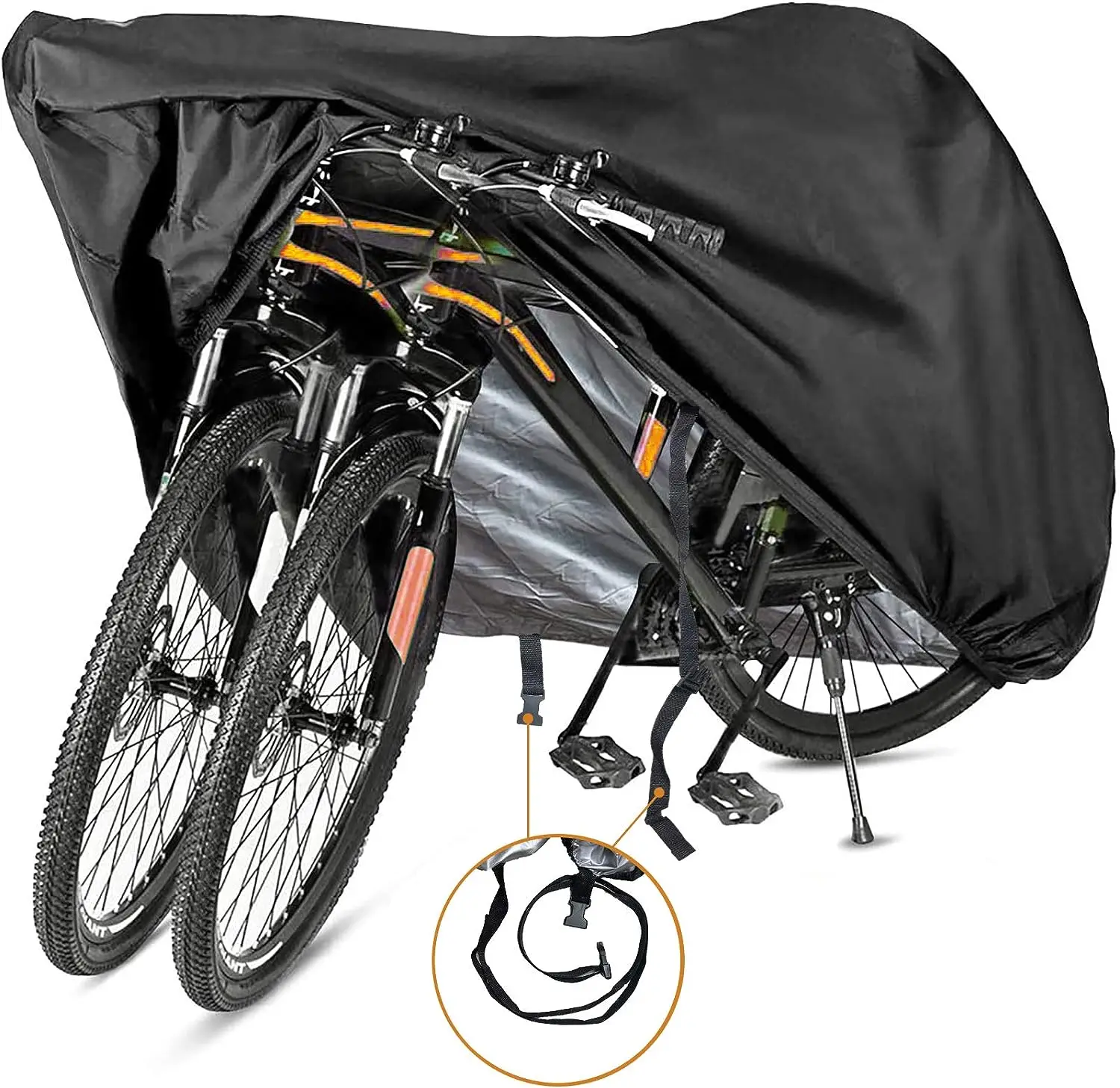 Outdoor Sun Rain Protection Bicycle Motorcycle Bike Cover Custom Durable Polyester Waterproof Full Coverage Protection