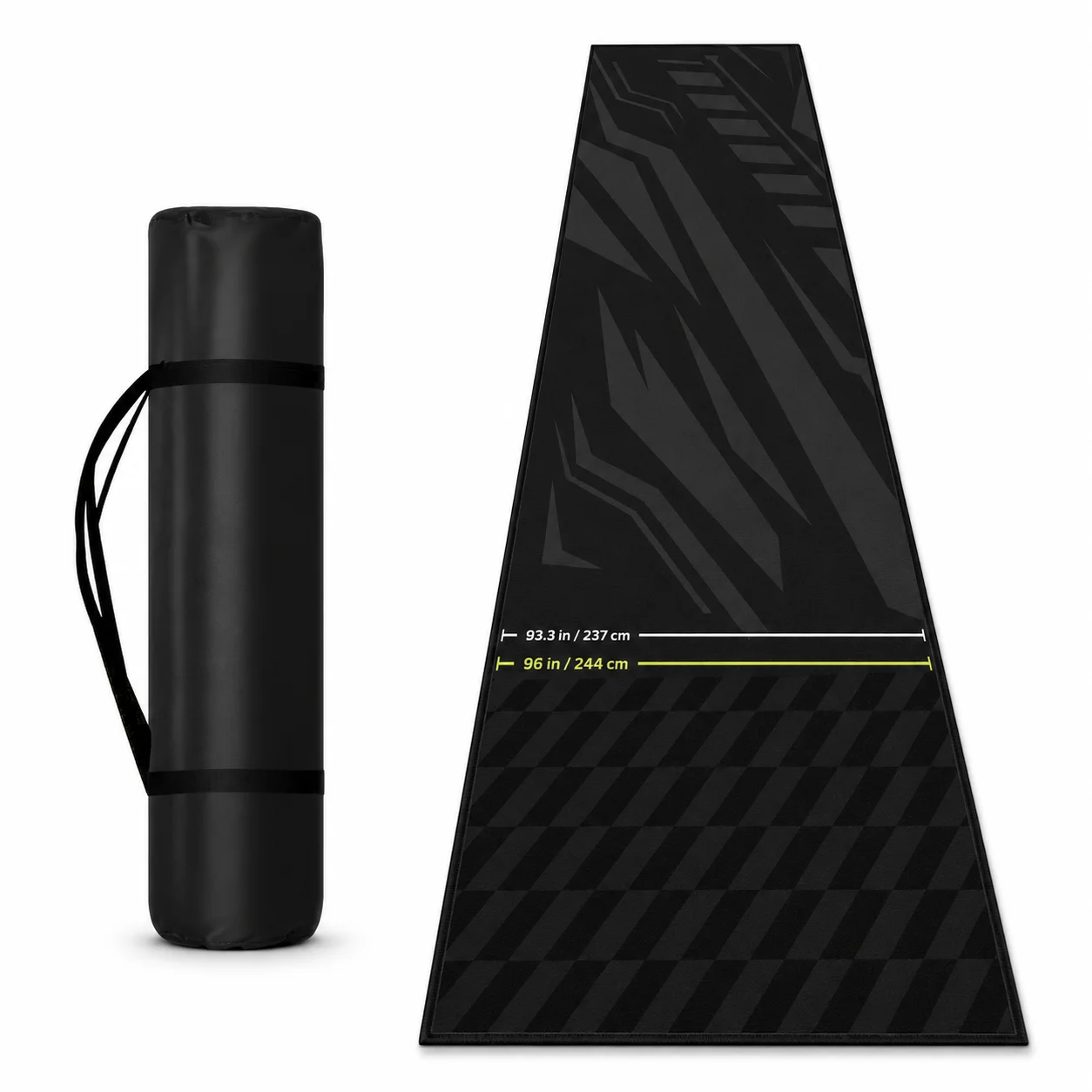 

Dart Mat 60x300cm with Throw Line, Non-Slip Floor Carpet for Dartboard Area, Protects Floors and Dart Tips, Home Game Room