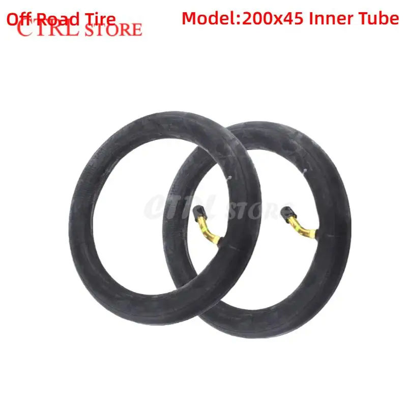 Electric Scooter Off road tires 2PCS 8 Inch 200x45 Curved mouth Inner Tube