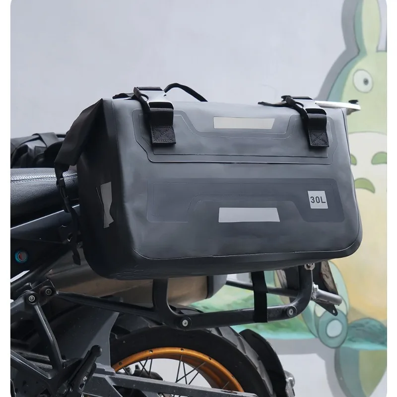 Outdoor Cycling Side Bag, Large Capacity Waterproof Travel Camel Bag, Quick-Release Bag, Motorcycle Modification
