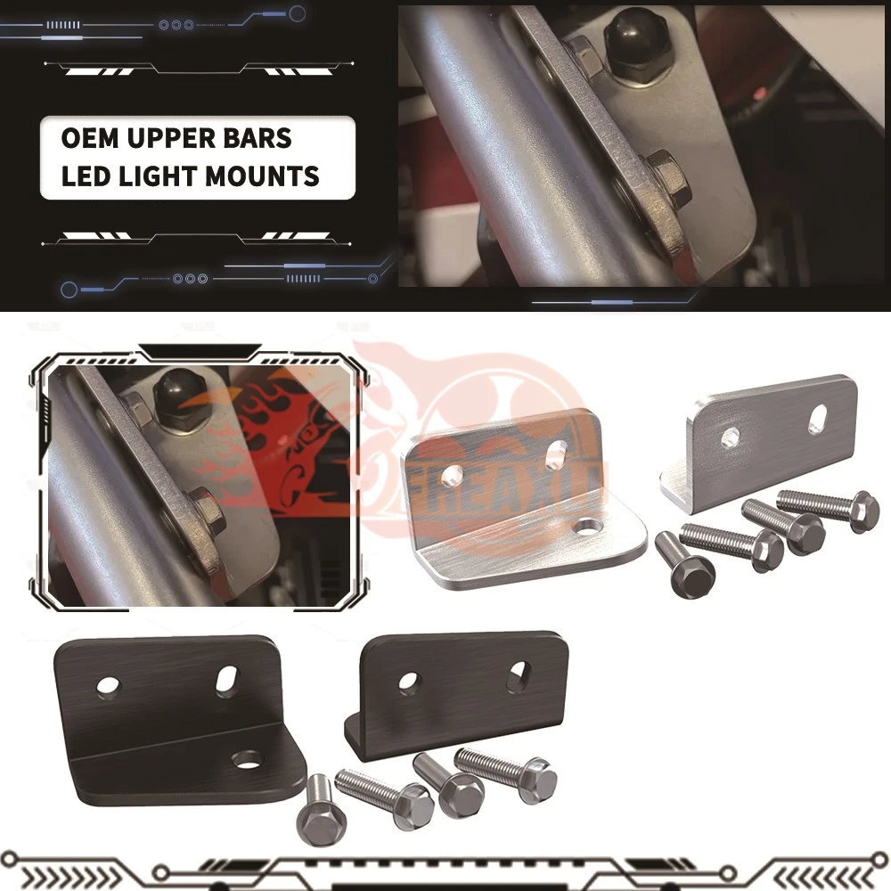 

For HONDA CRF1100L CRF 1100L Africa Twin CRF 1100 Adventure Sport 2020 2021 2022 2023 Motorcycle OEM Upper Bars LED Light Mounts