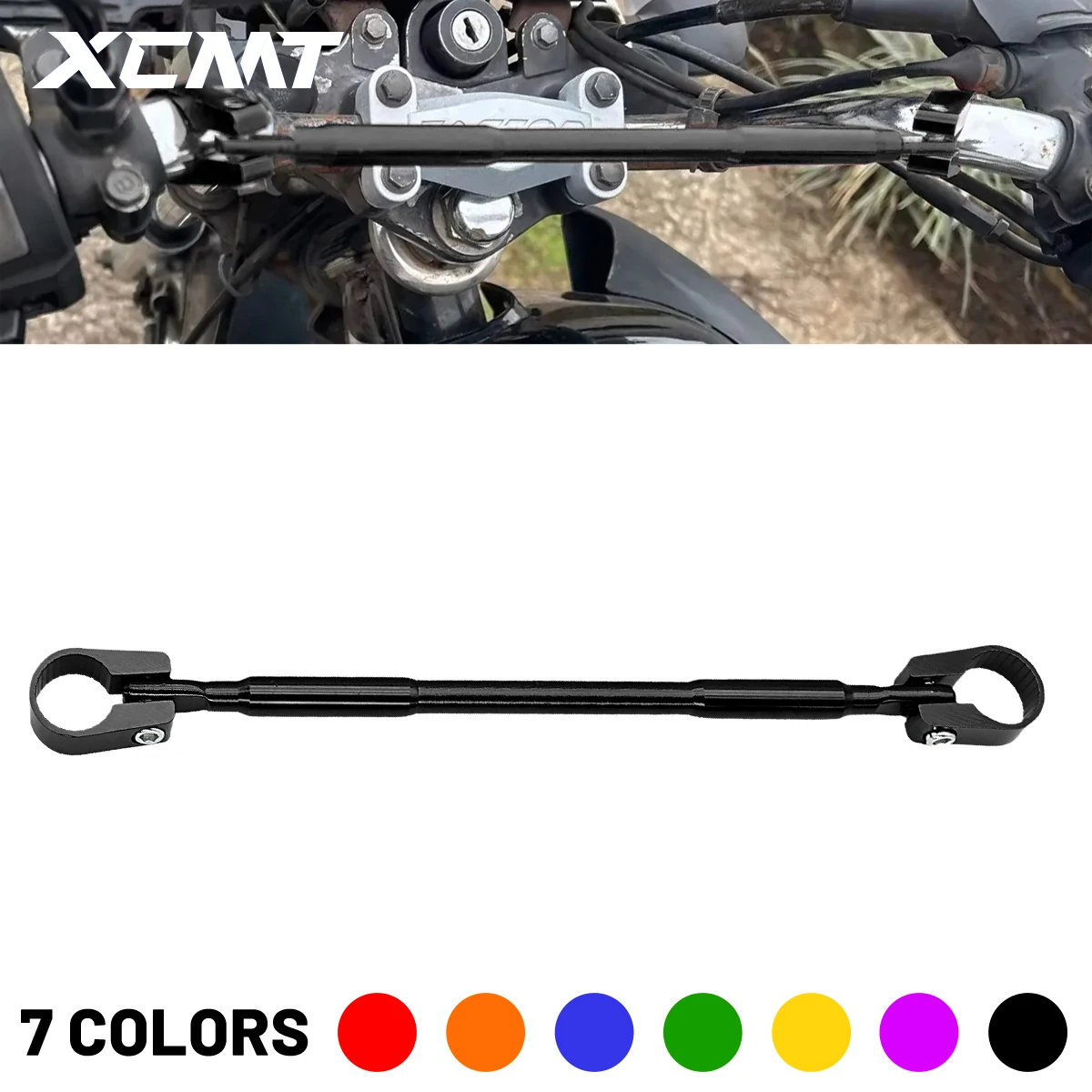 

Motorcycle CNC Handlebar Balance Cross Bar Lever Handlebar For Most 7/8" 22mm Handlebar Steering Wheel Strength Lever Parts