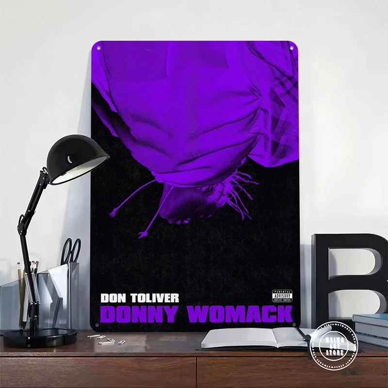 Don Toliver Donny Womack Album Cover Metal Poster Perfect Gift for Fans Lovers Customized Wall Art Metal Sign for Room Ornaments