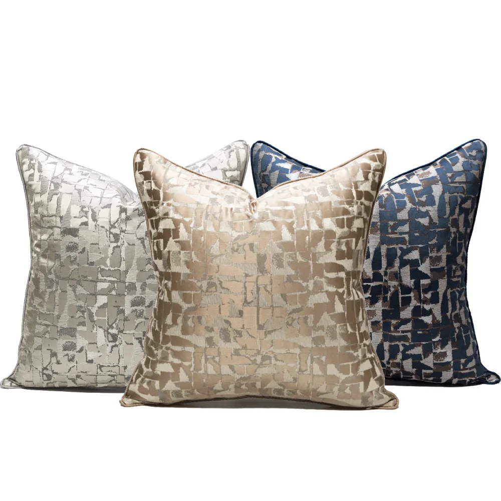 

Design Luxury Geometric Cushion Cover Decorative Super Throw Pillow Cover For Home Sofa Living Room Hotel 30x50 45x45 50x50