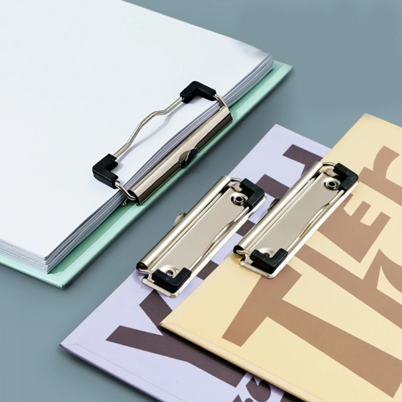 4 Pcs คลิปบอร์ดที่มี Low Profiled คลิปคลิปบอร์ดสำนักงาน 4 ขนาดคลิปบอร์ด Hardboard คลิปบอร์ดสำหรับห้องเรียน