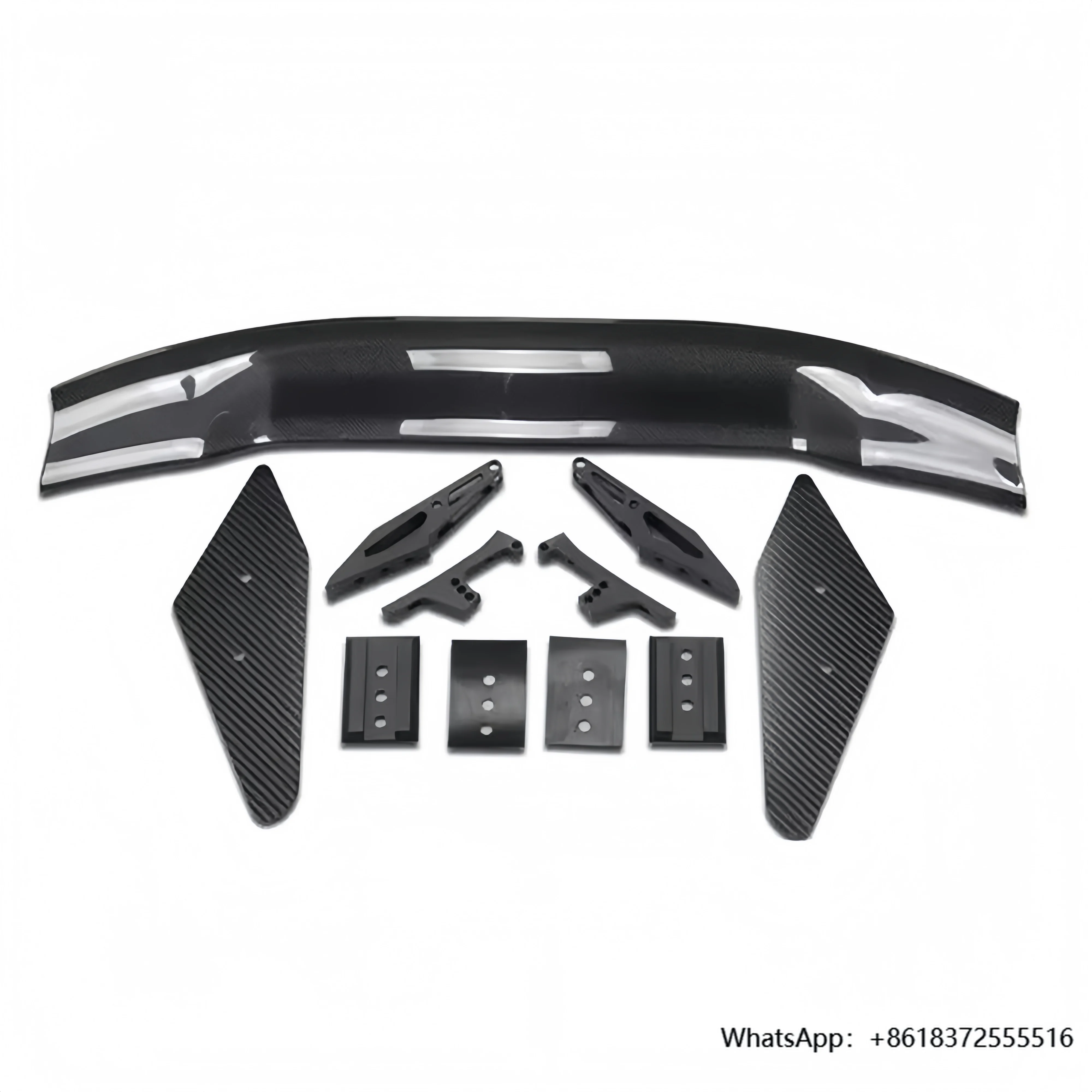 

Upgraded and Modified A-style Dry Carbon Fiber Rear Spoiler Wing for Ford Mustang