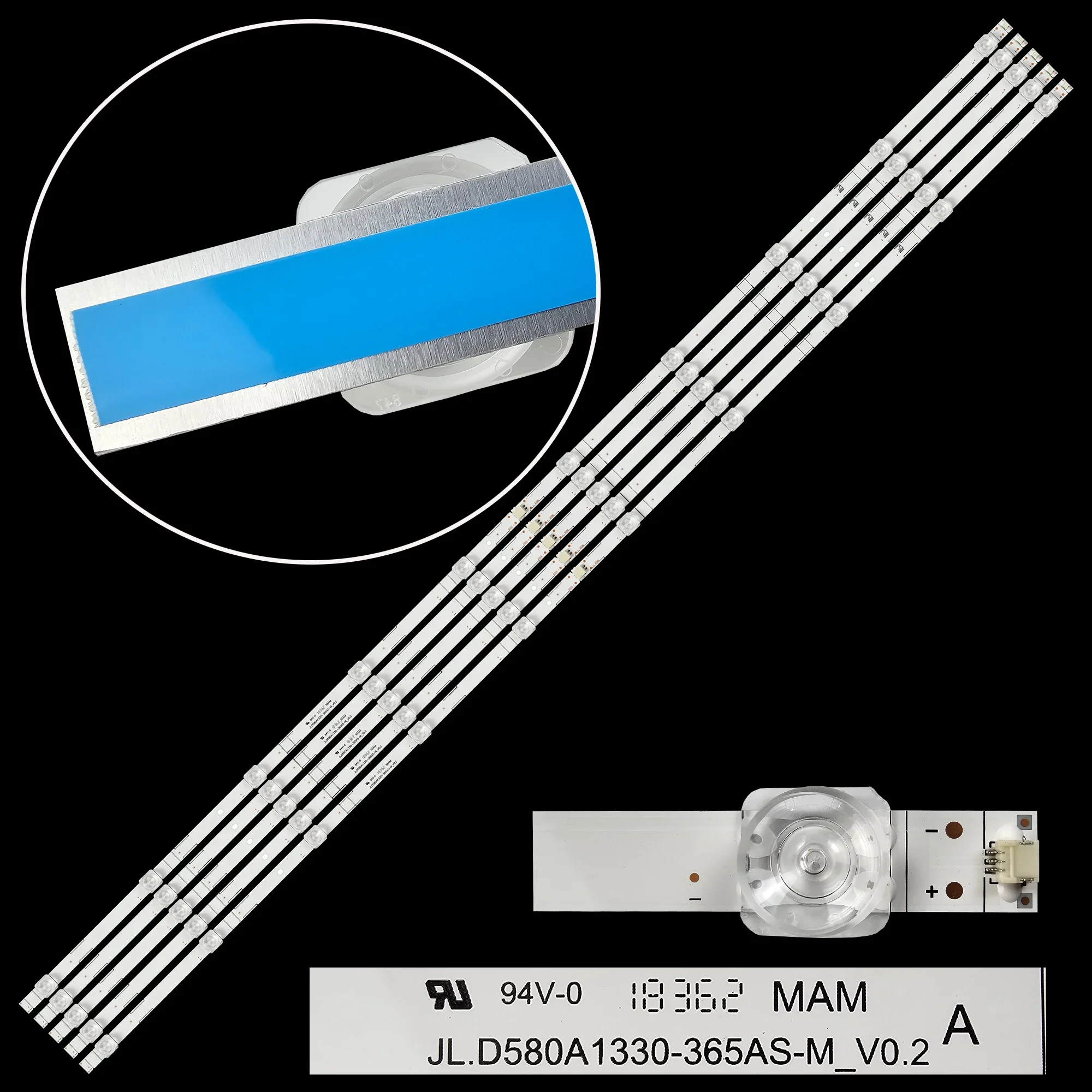 LED BackLight Strip For HD580S1 58B7200UW H58A6100UW LC-58Q7330U LC-58Q7370U LC-58R6004U JL.D580A1330-003AS-M_V01