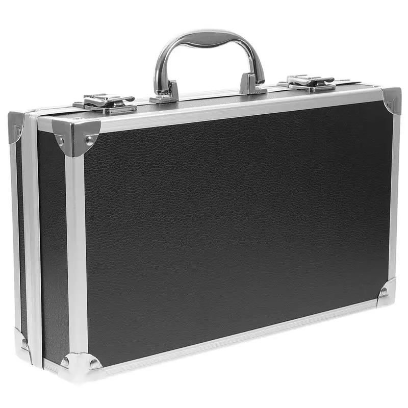 Aluminum Alloy Tools Case Tools Suitcase Equipment Instrument Box Metal Tool Box Multi-Purpose Carrying Case Toolbox Organizer