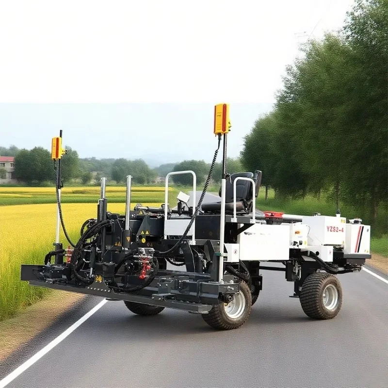 Custom Automatic Concrete Spreader Leveler-Laser Paving Machine 6M Driving Telescopic Boom Plant Concrete Laser Leveling Machine