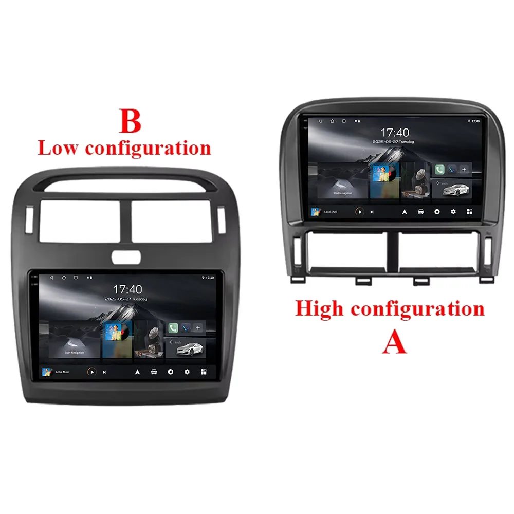 Android 15 Car Stereo For Lexus LS430 LS 430 2000 - 2006 For Toyota Celsior XF30 Auto GPS Navigation No 2din DVD QLED Screen BT