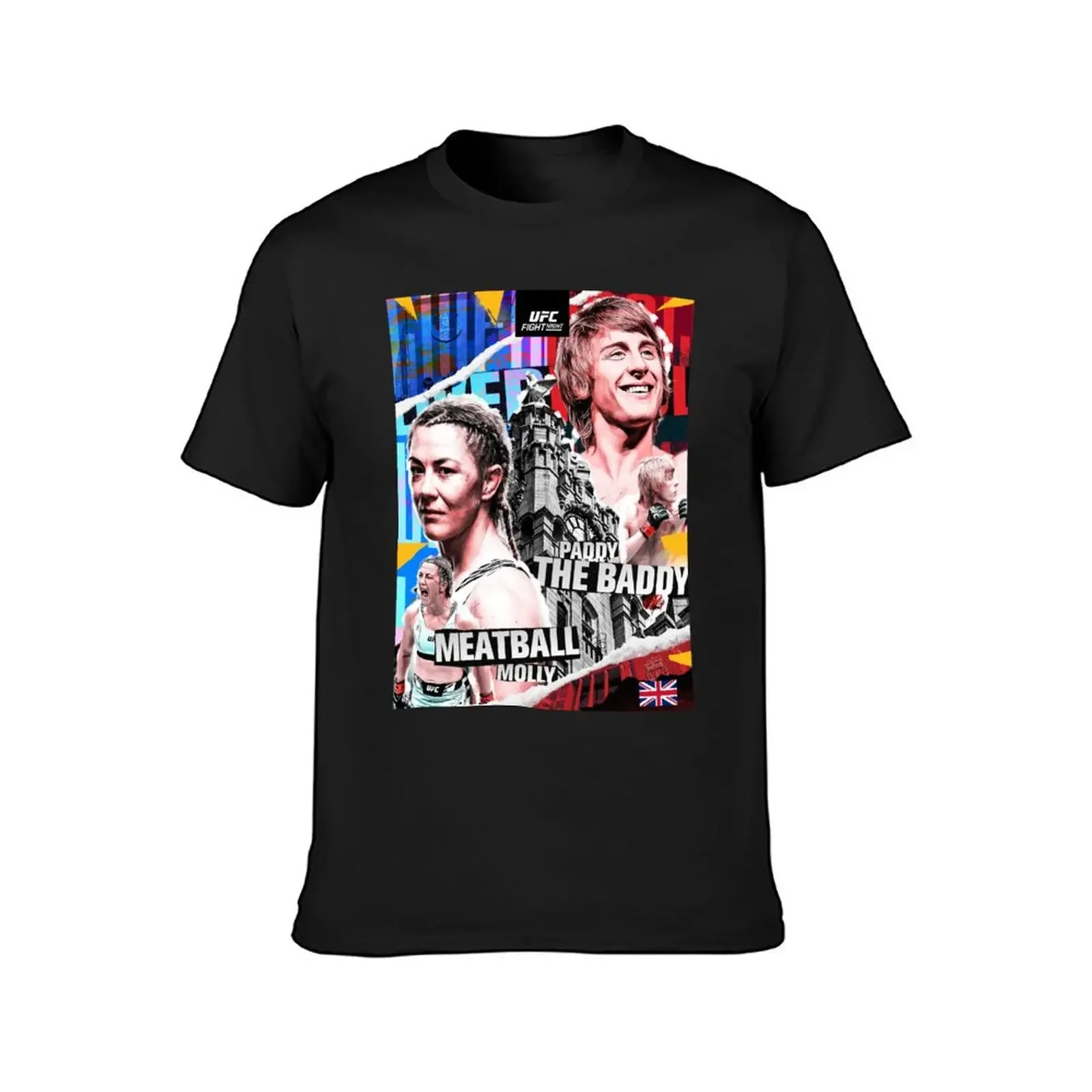 Paddy The Baddy Pimblett & Molly Meatball McCann - UK MMA Stars T-Shirt graphic t shirts essential t shirt mens t shirts