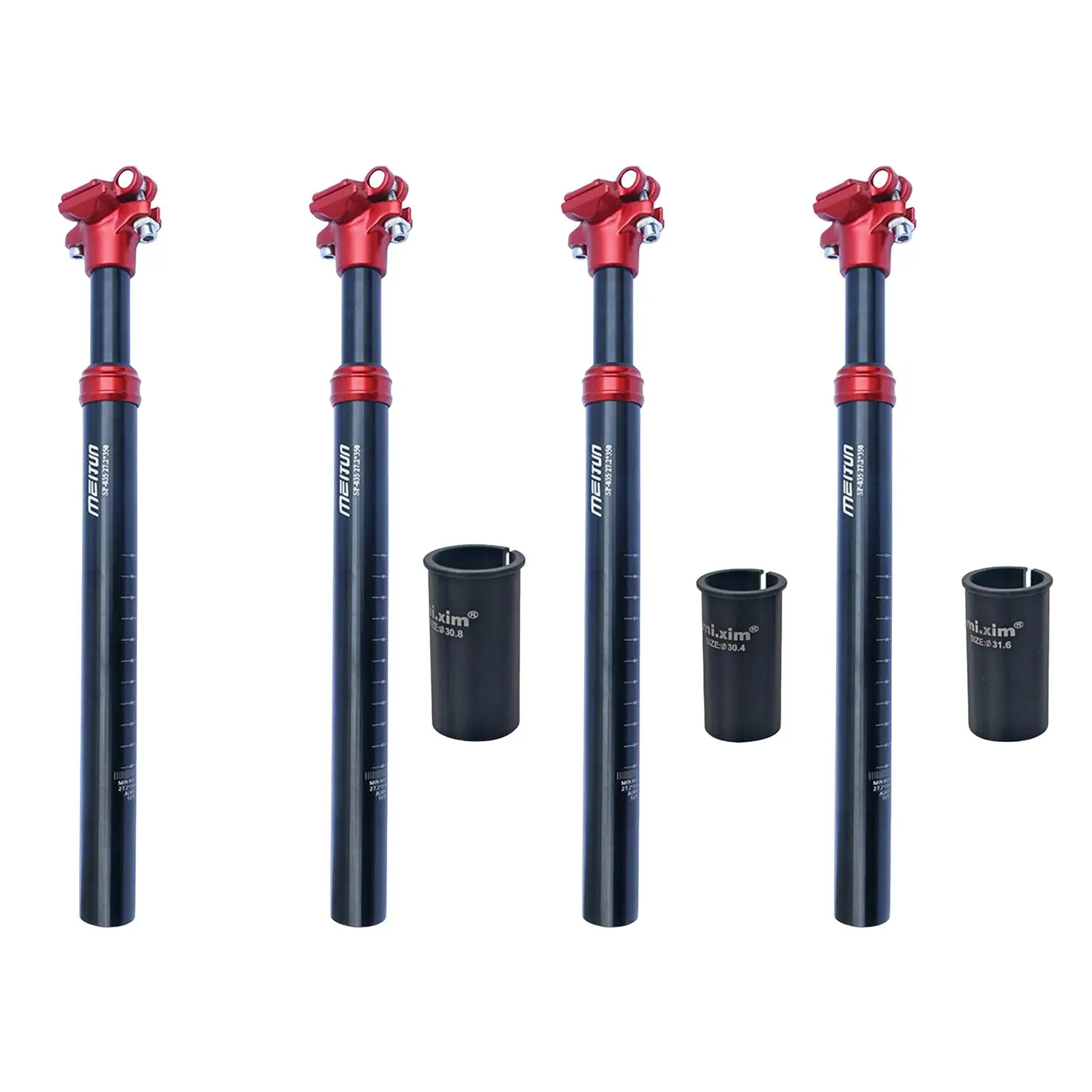 

Lightweight Bike Seat Post Saddle Support Pole Cycling Part Shock Absorber 350mm Damper Post Aluminum Alloy Bicycle Seatpost