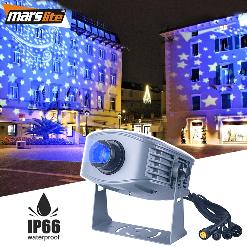 

Waterproof IP65 300w Gobo Projector Custom Logo Rotating Gobo Projector Light Outdoor Buildings Advertising Lights