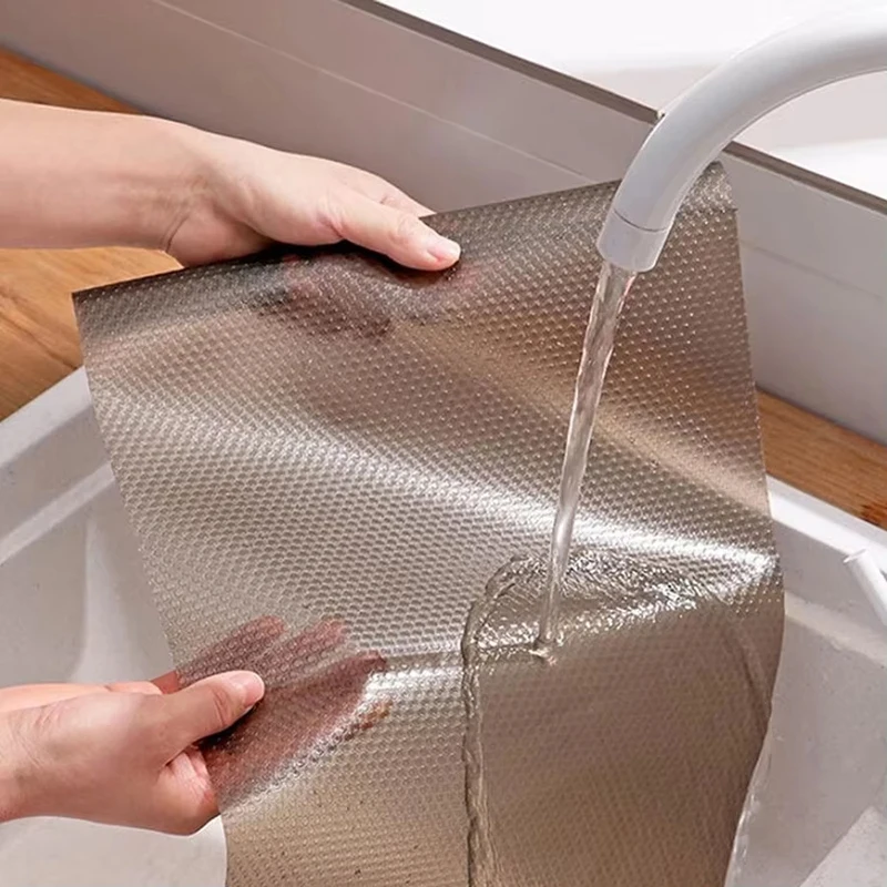 

Reusable Drawer Liners Dustproof Pads Washable Dustproof Non-slip Placemat Kitchen Cabinet Mats Refrigerator Liners Shelf Paper