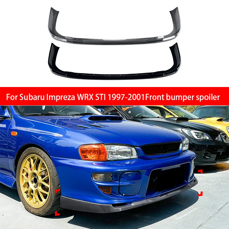 

For Subaru Impreza WRX STI 1997-2001Cars Accessories Car Front Bumper Lip Splitter Diffuser Body Kit Spoiler Bumper