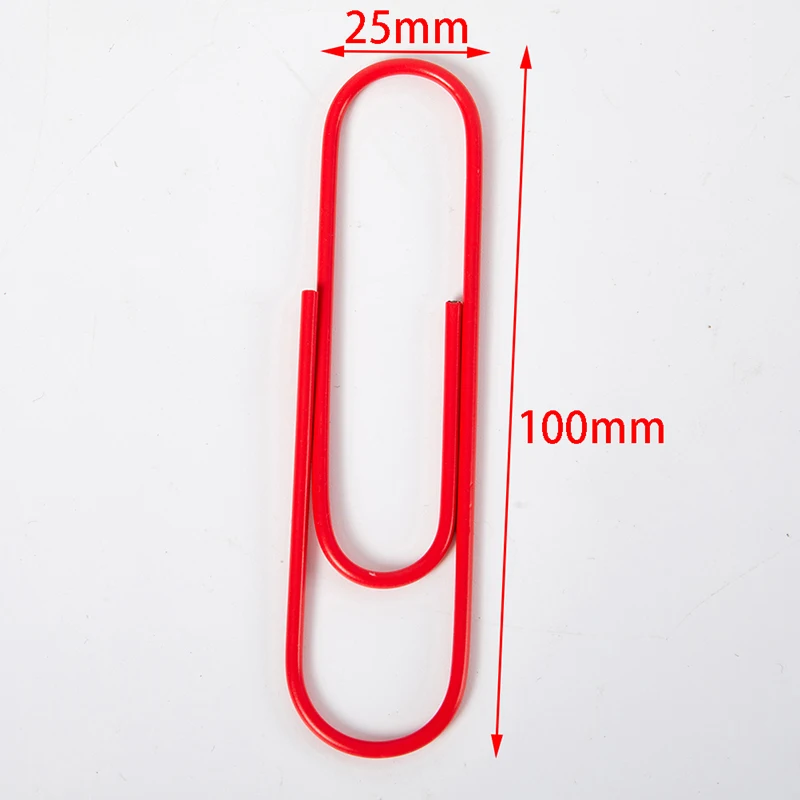 사무용품 북마크 금속 종이 클립, 사무용품 액세서리, 빅 사이즈, 10 개/로트, 100mm