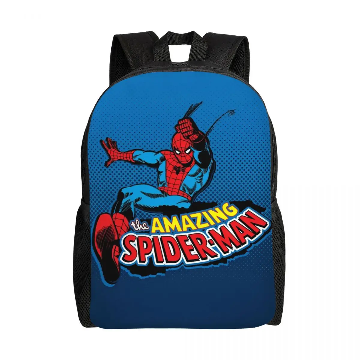 

Рюкзак с логотипом The Amazing Spider Man, мужские легкие рюкзаки из полиэстера, школьные сумки Kawaii, дизайнерский рюкзак для путешествий