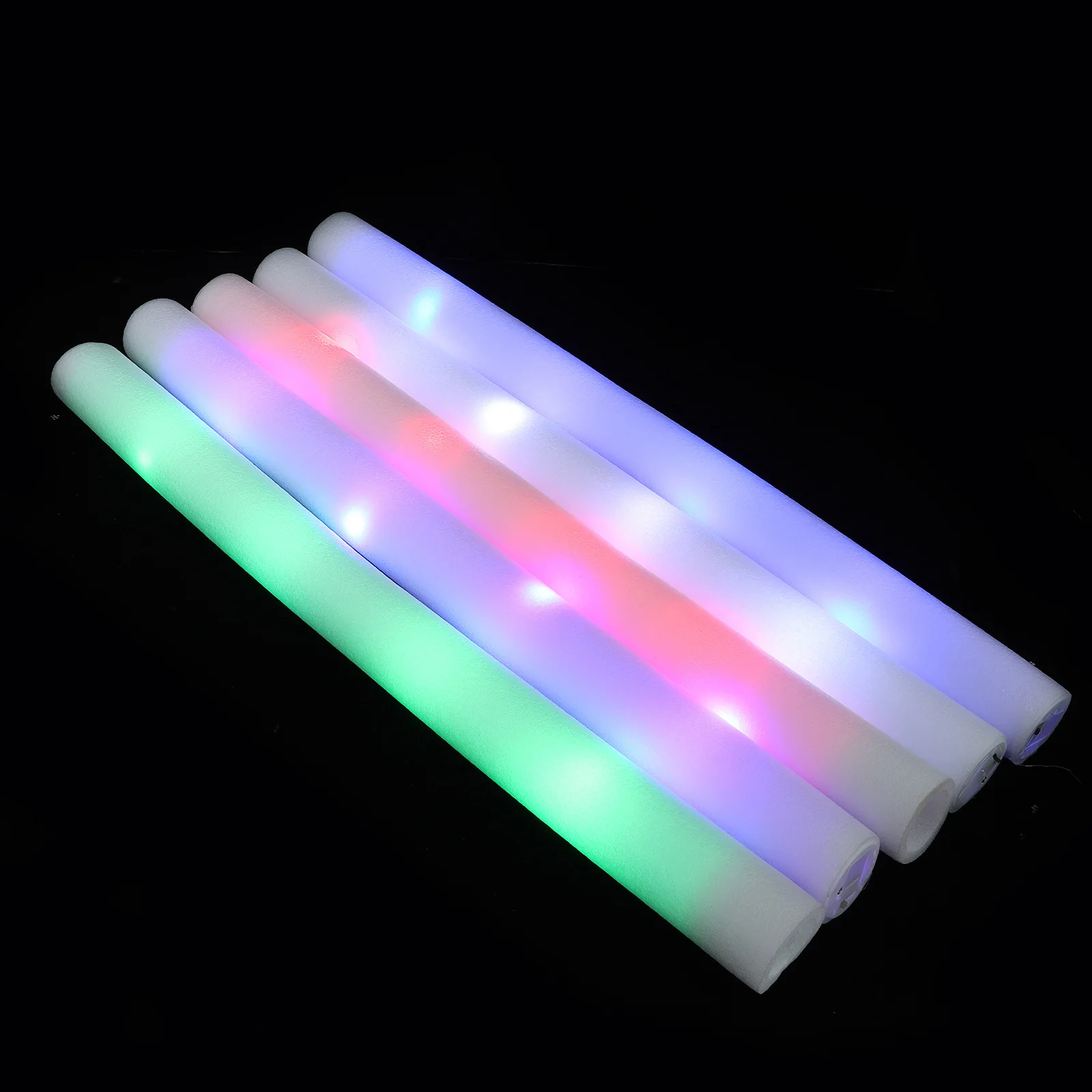 

10Pcs LED Illuminated Foam Glow Sticks Multi-Hour Fun Luminous Party Favors for Stage Event Decorations Emergency Use