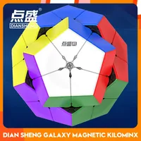 Diansheng Galaxy Kilominx Magnetic Magic Speed Cube Stickerless Professional Fidget Toys Diansheng Kilominx Cubo Magico Puzzle